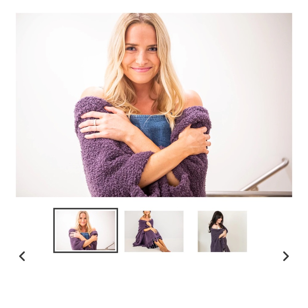 REDUCED!!! - Luxury pashmina with arm holes.  Free beauty goodies with purchase!